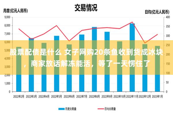 股票配债是什么 女子网购20条鱼收到货成冰块，商家放话解冻能活，等了一天愣住了