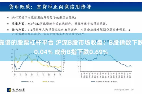 靠谱的股票杠杆平台 沪深B股市场收盘：B股指数下跌0.04% 成份B指下跌0.69%